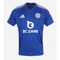 Pánský Fotbalový dres Leicester City Jamie Vardy #9 2024-25 Domácí Krátký Rukáv